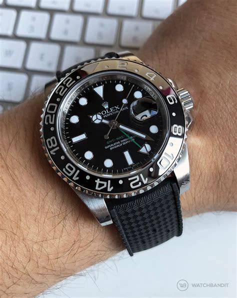 rolex gmt 2 strap|Rolex gmt master i rubber bands.